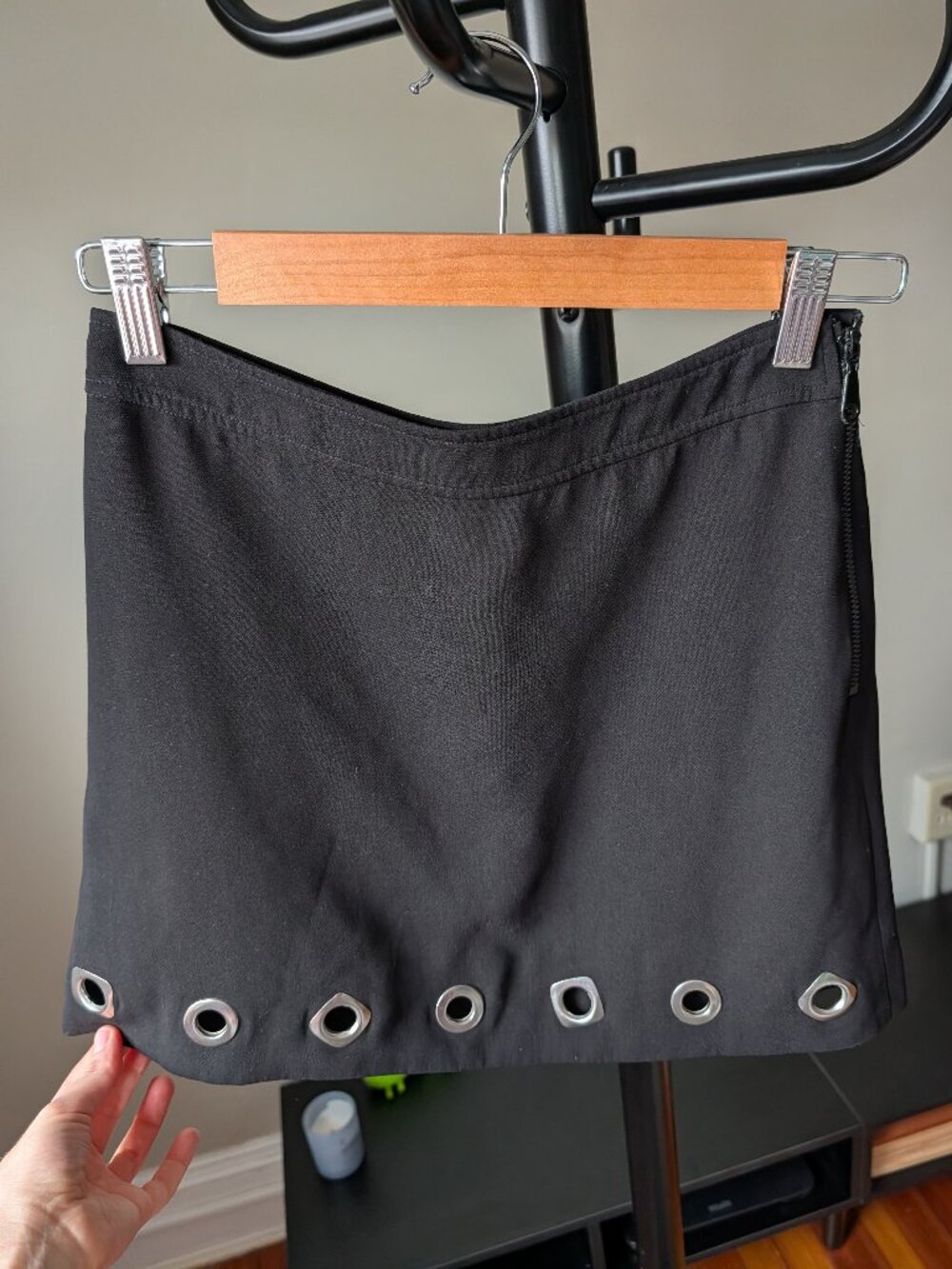 Rebecca Minkoff Women's Black Skirt
